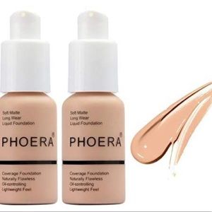 2 pack matte foundation #103 Warm Peach